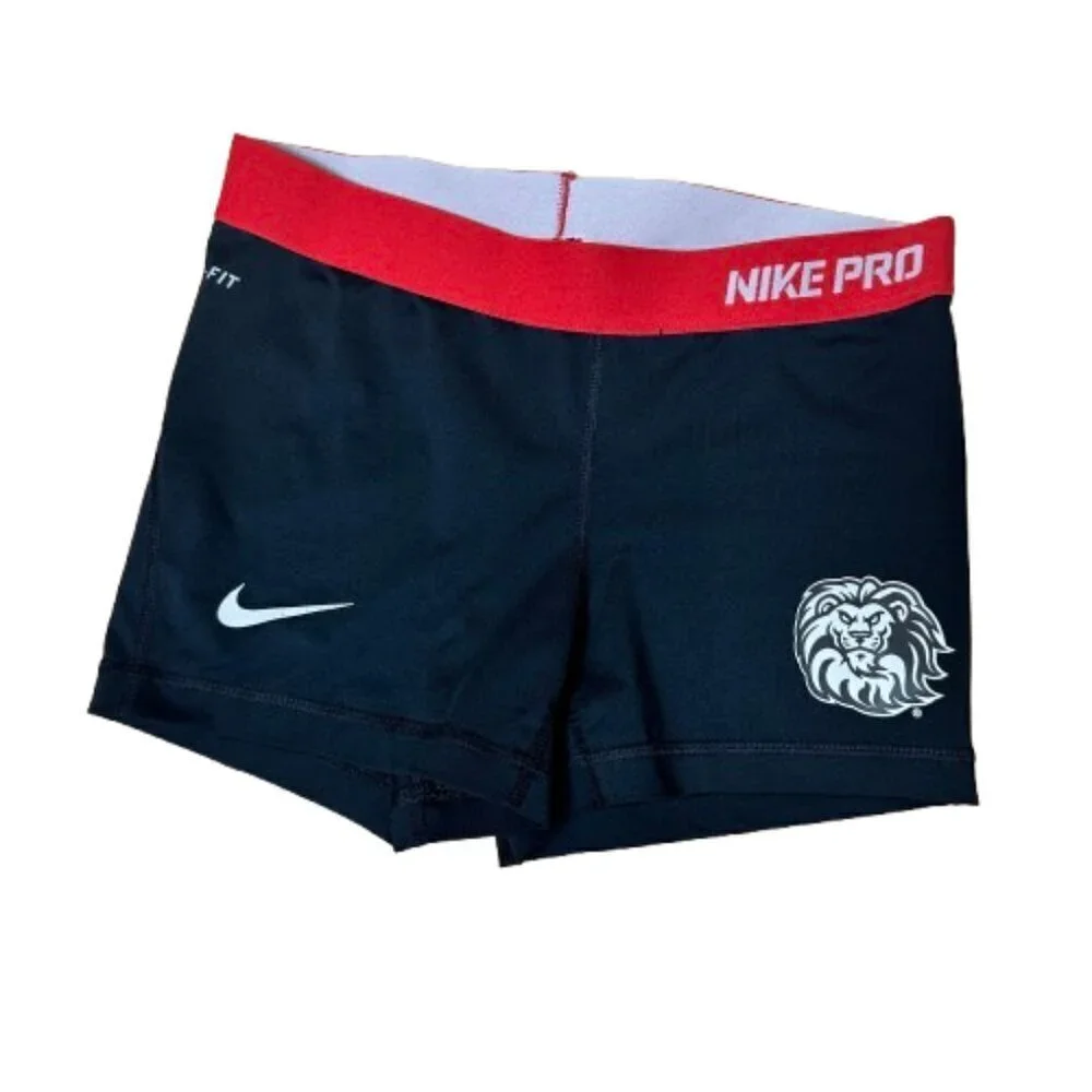 NIKE PRO Dri Fit Spandex Booty Shorts Loyola Marymount LMU size XS/S